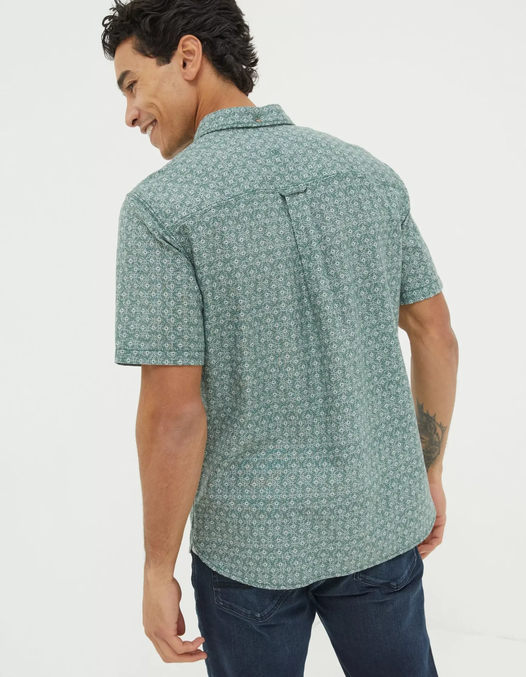 FatFace Geo Print Shirt|Men View All