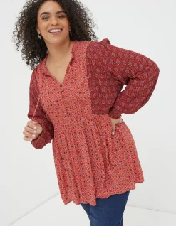FatFace Gerry Craft Geo Tunic|Women Shirts & Blouses