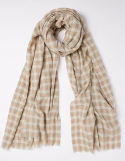 FatFace Gingham Check Scarf|Women View All