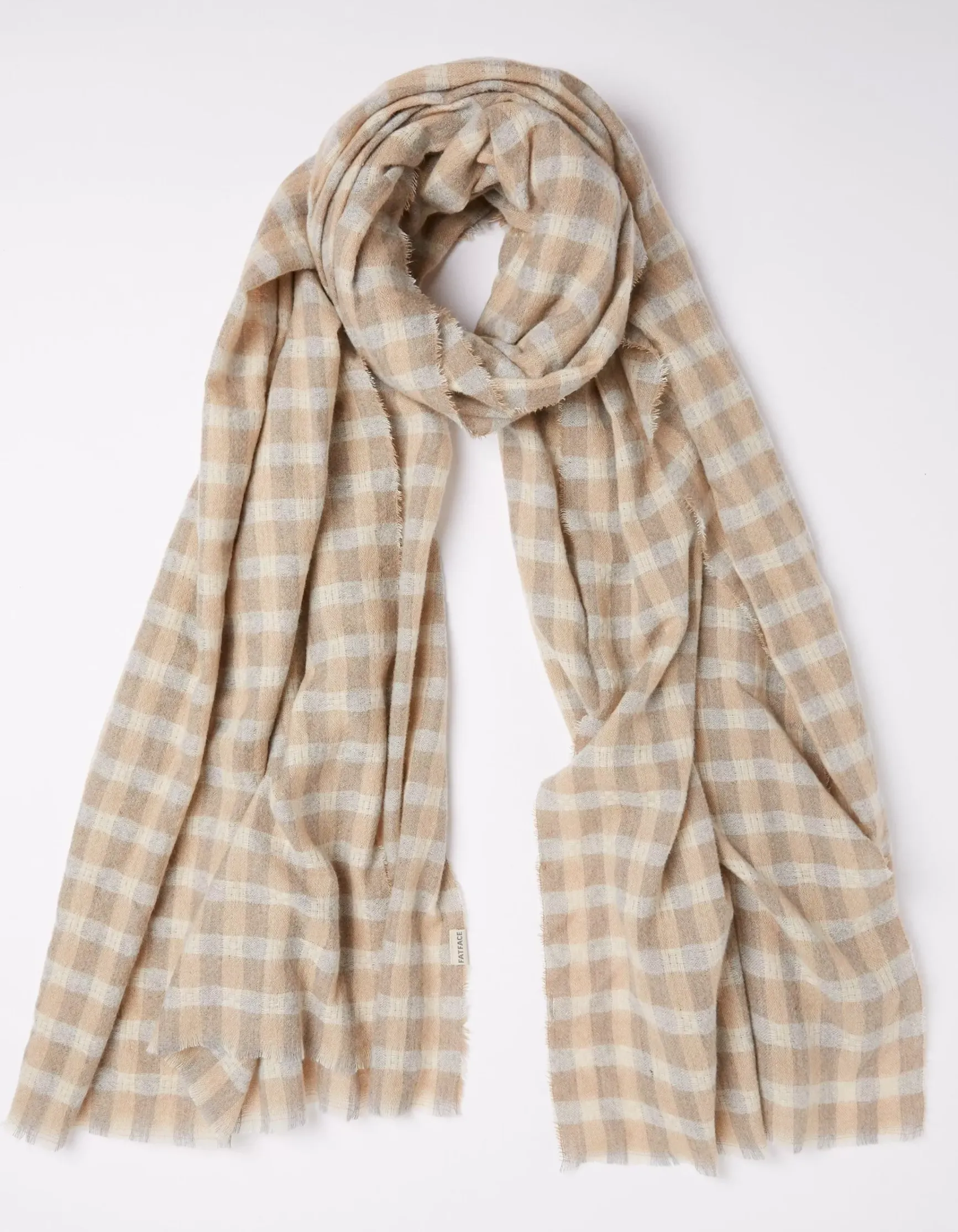 FatFace Gingham Check Scarf|Women View All