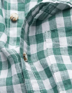 FatFace Gingham Linen Shirt|Men Shirts