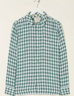 FatFace Gingham Linen Shirt|Men Shirts