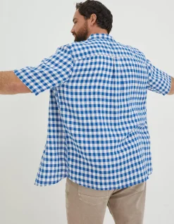FatFace Gingham Linen Shirt|Men Shirts
