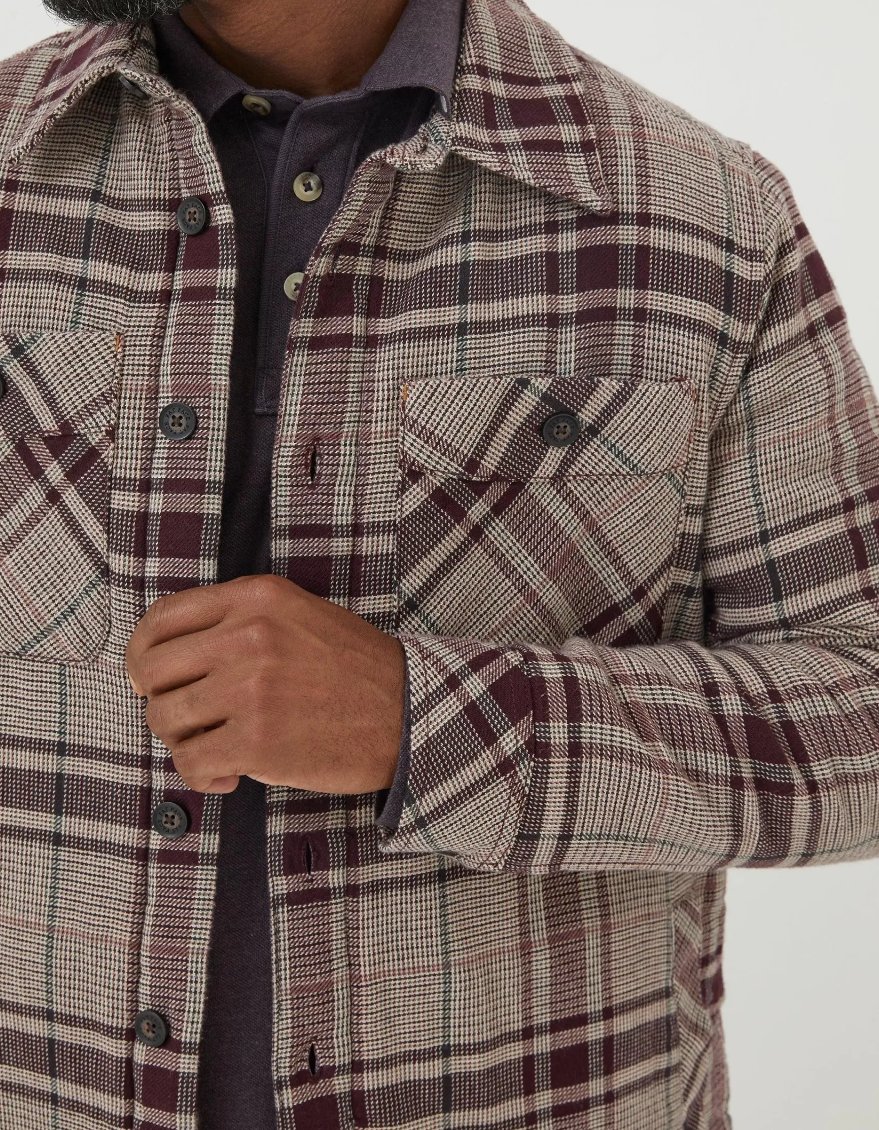 FatFace Glen Check Overshirt|Men View All