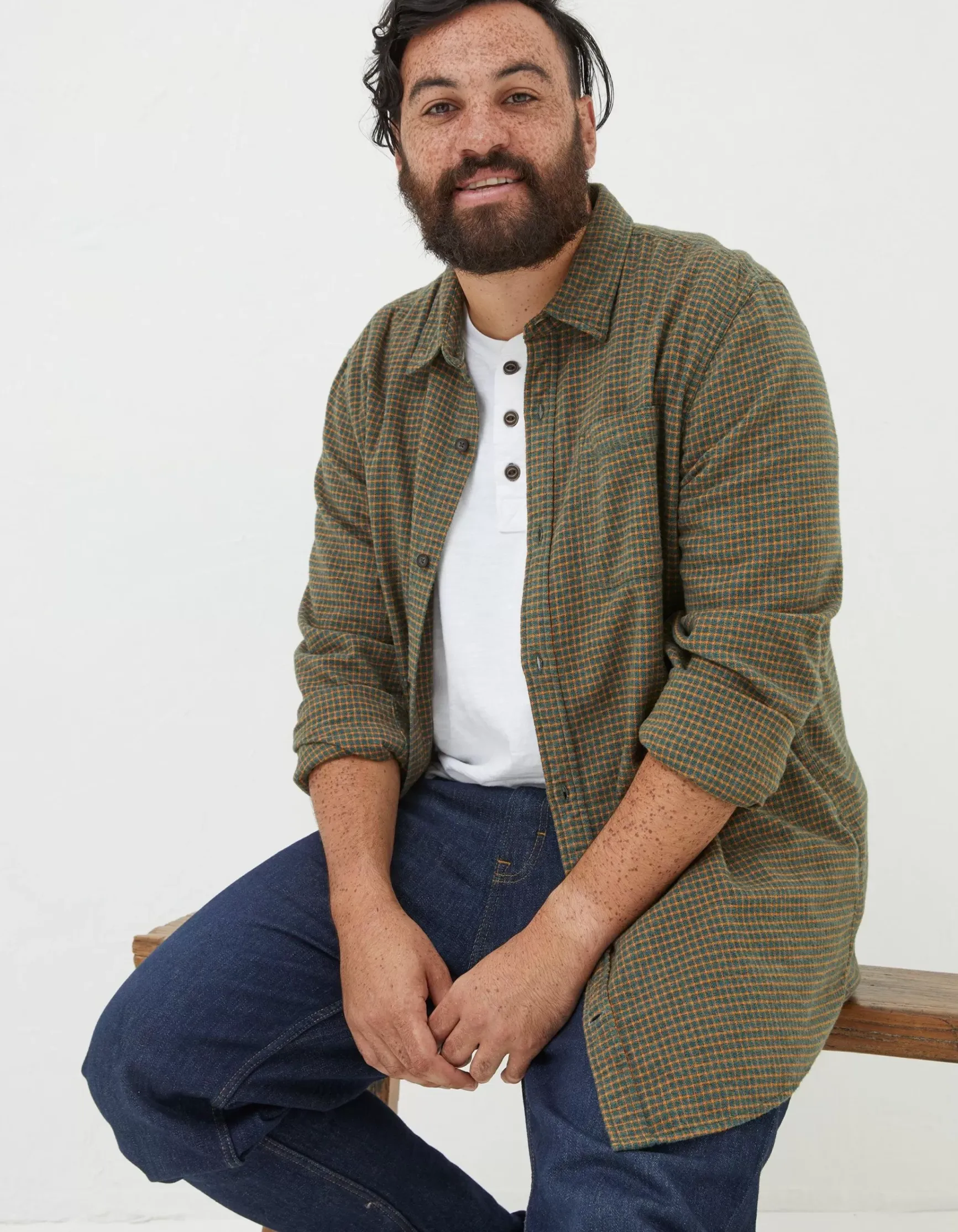 FatFace Glynde Grid Check Shirt|Men View All