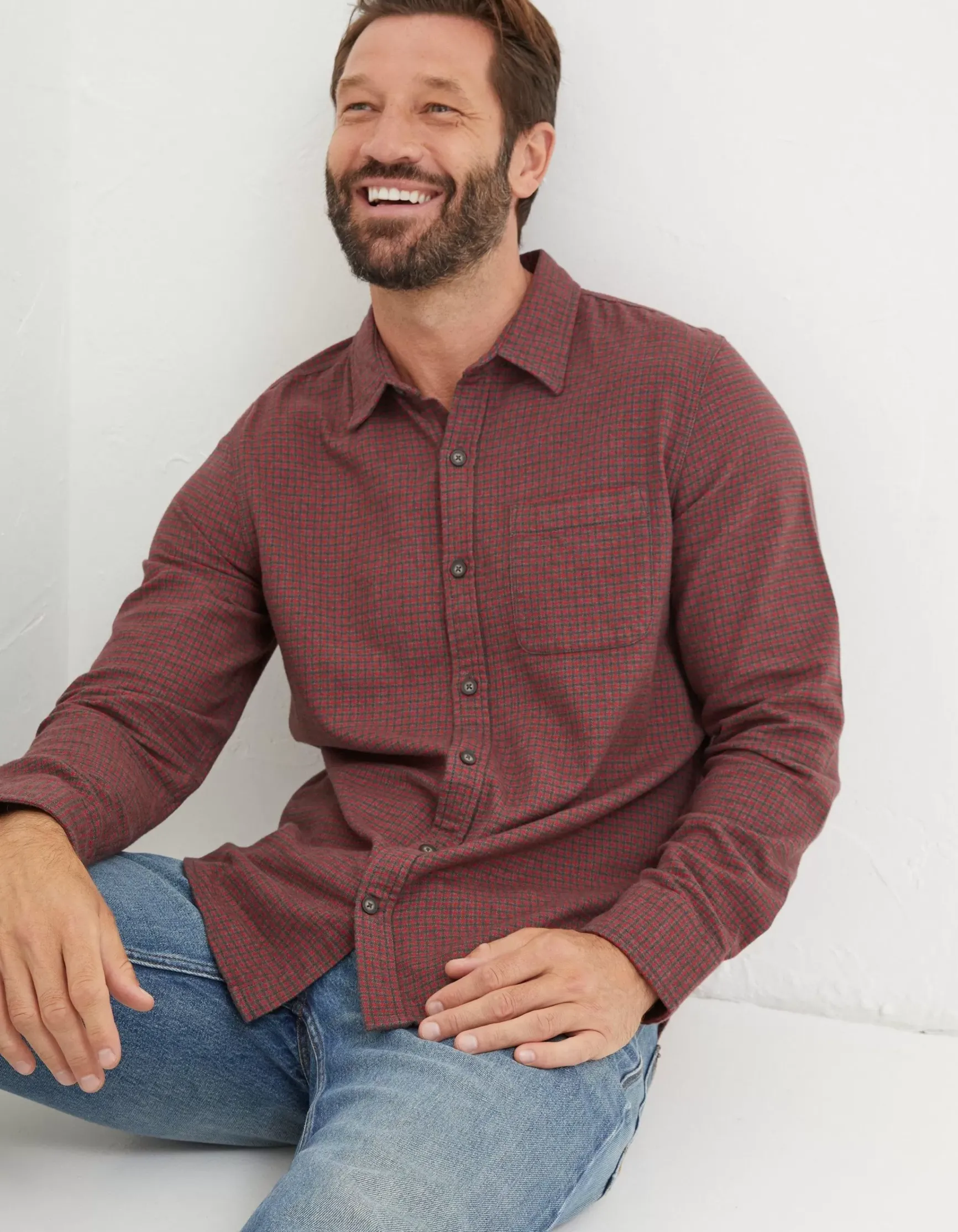 FatFace Glynde Grid Check Shirt|Men View All