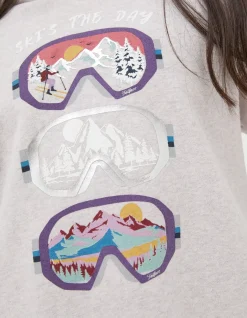 FatFace Goggles Popover Sweat Hoodie|Girls View All