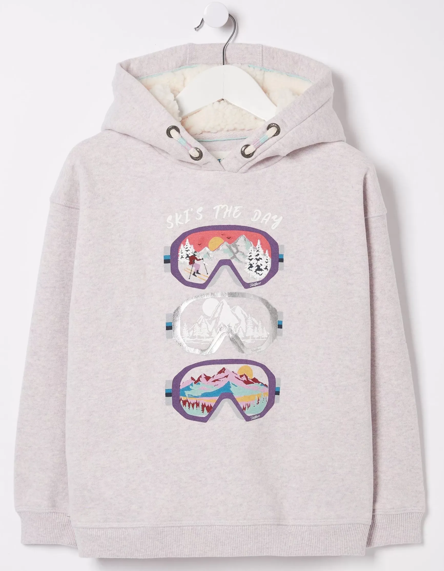 FatFace Goggles Popover Sweat Hoodie|Girls View All