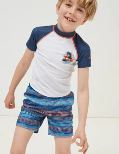 FatFace Graphic Rash Vest|Boys View All
