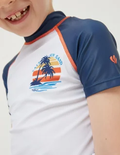 FatFace Graphic Rash Vest|Boys View All