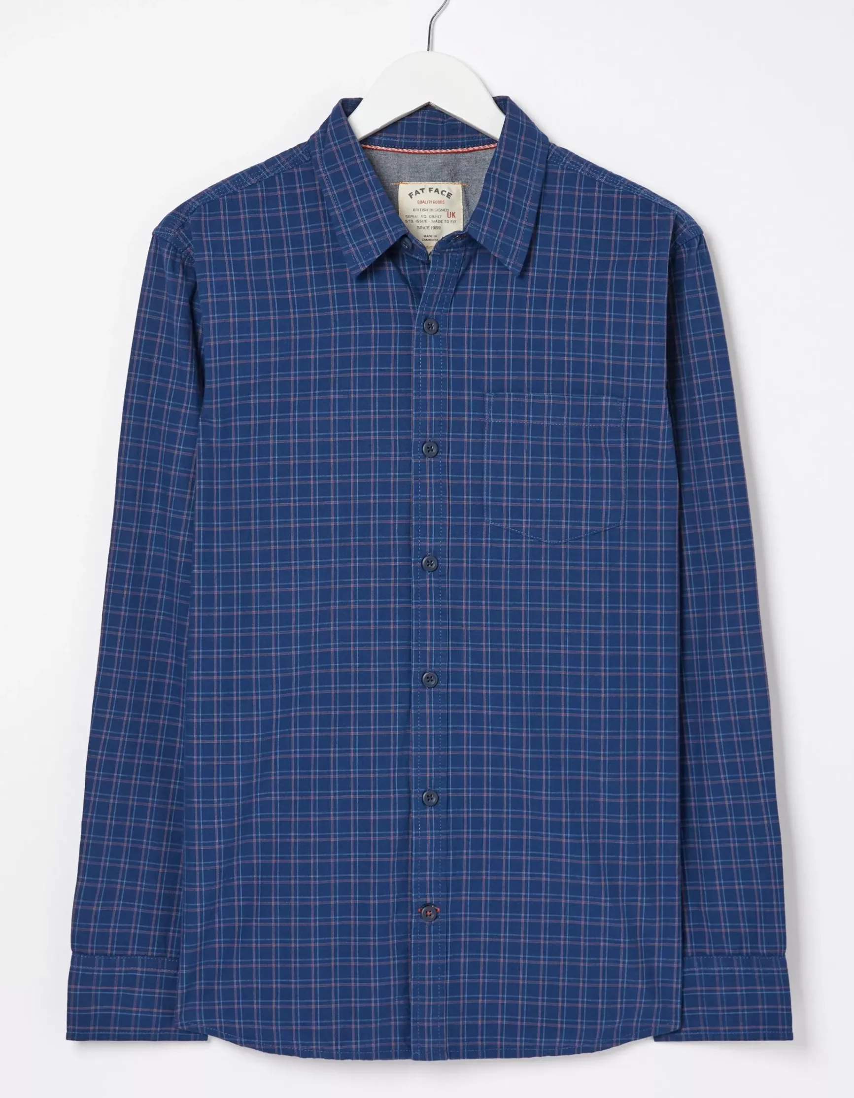 FatFace Grays Grid Check Shirt|Men View All