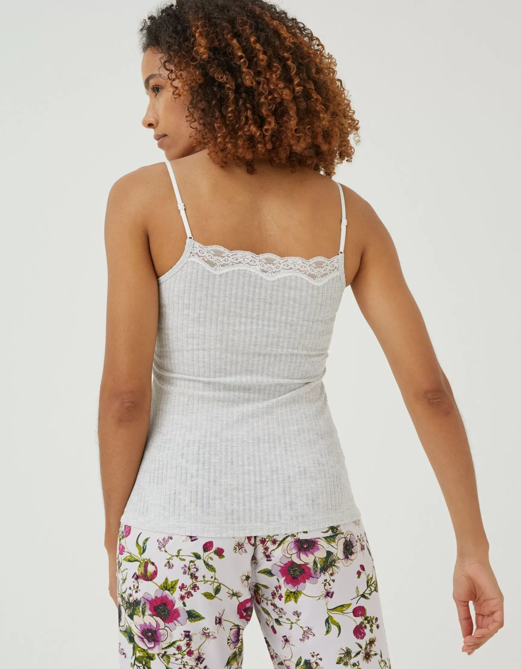 FatFace Grey Lace V-Neck Vest|Women View All