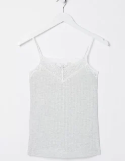 FatFace Grey Lace V-Neck Vest|Women View All