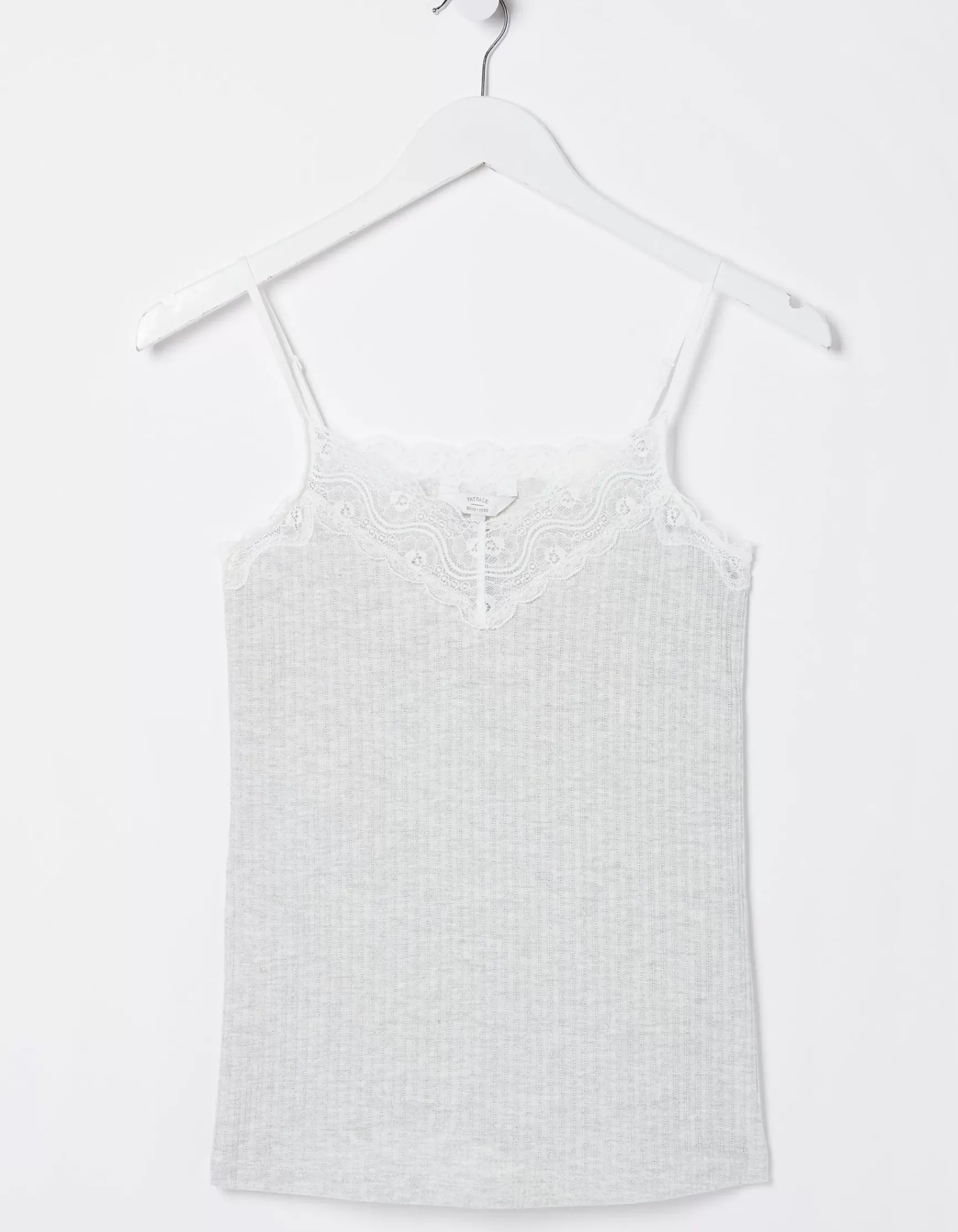FatFace Grey Lace V-Neck Vest|Women View All