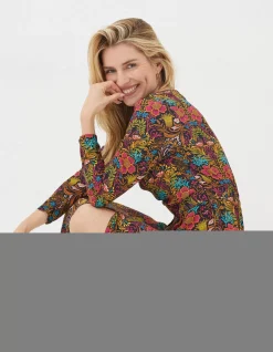 FatFace Haldon Art Floral Midi Dress|Women View All