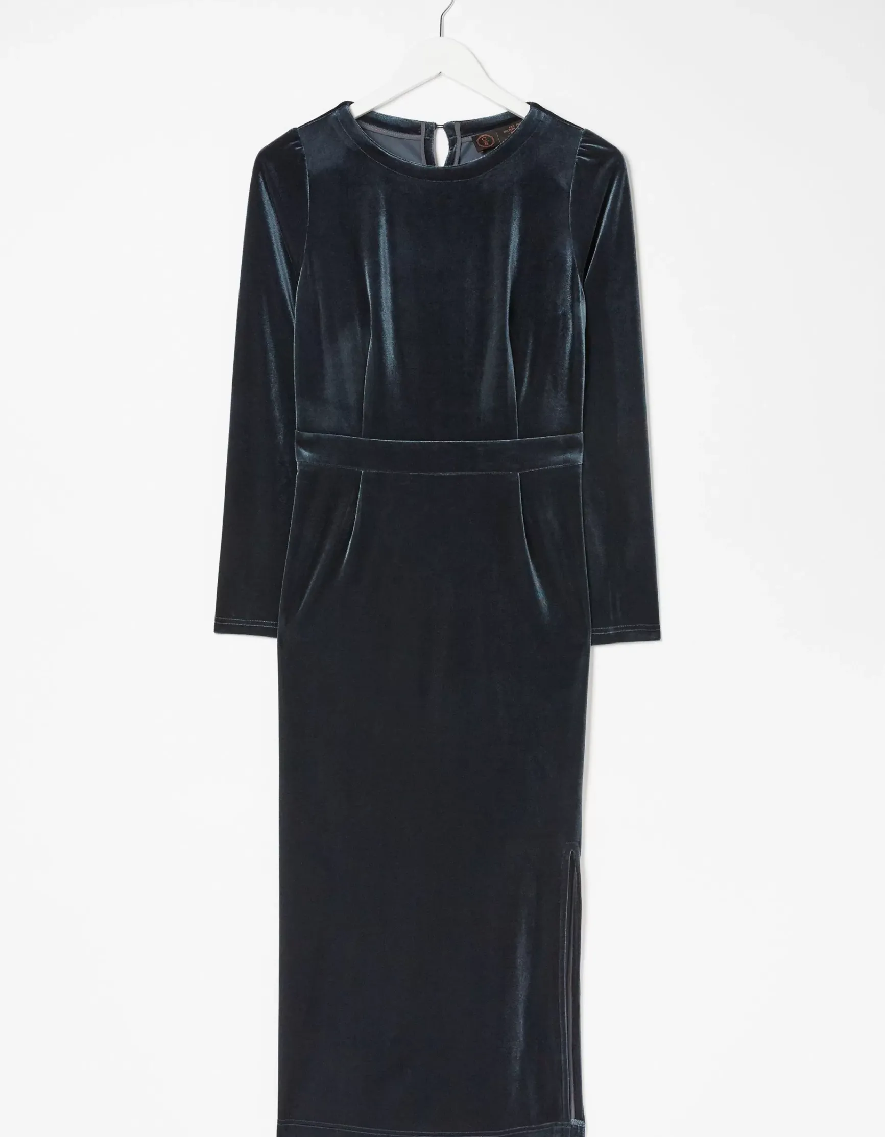 FatFace Haldon Velvet Midi Dress|Women Dresses