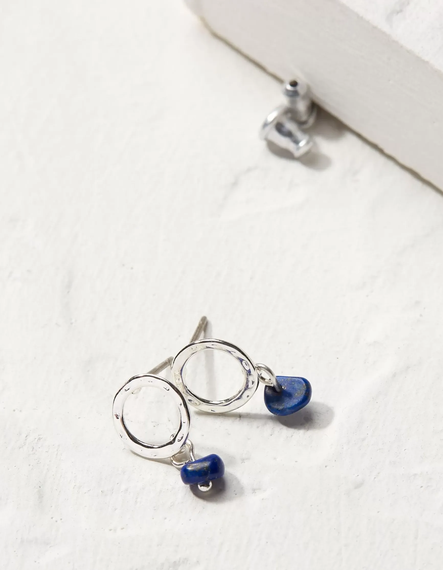 FatFace Hammered Stone Earrings|Women View All