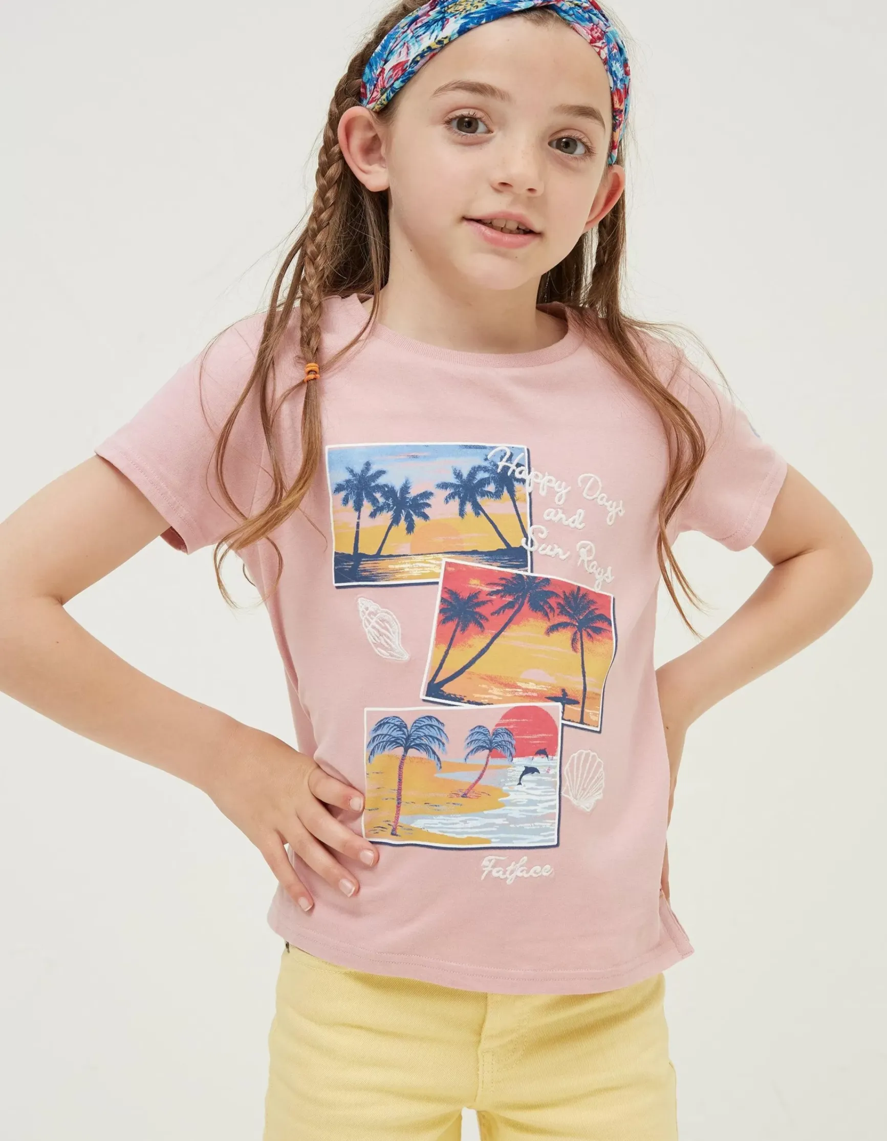 FatFace Happy Days Graphic T-Shirt|Girls View All