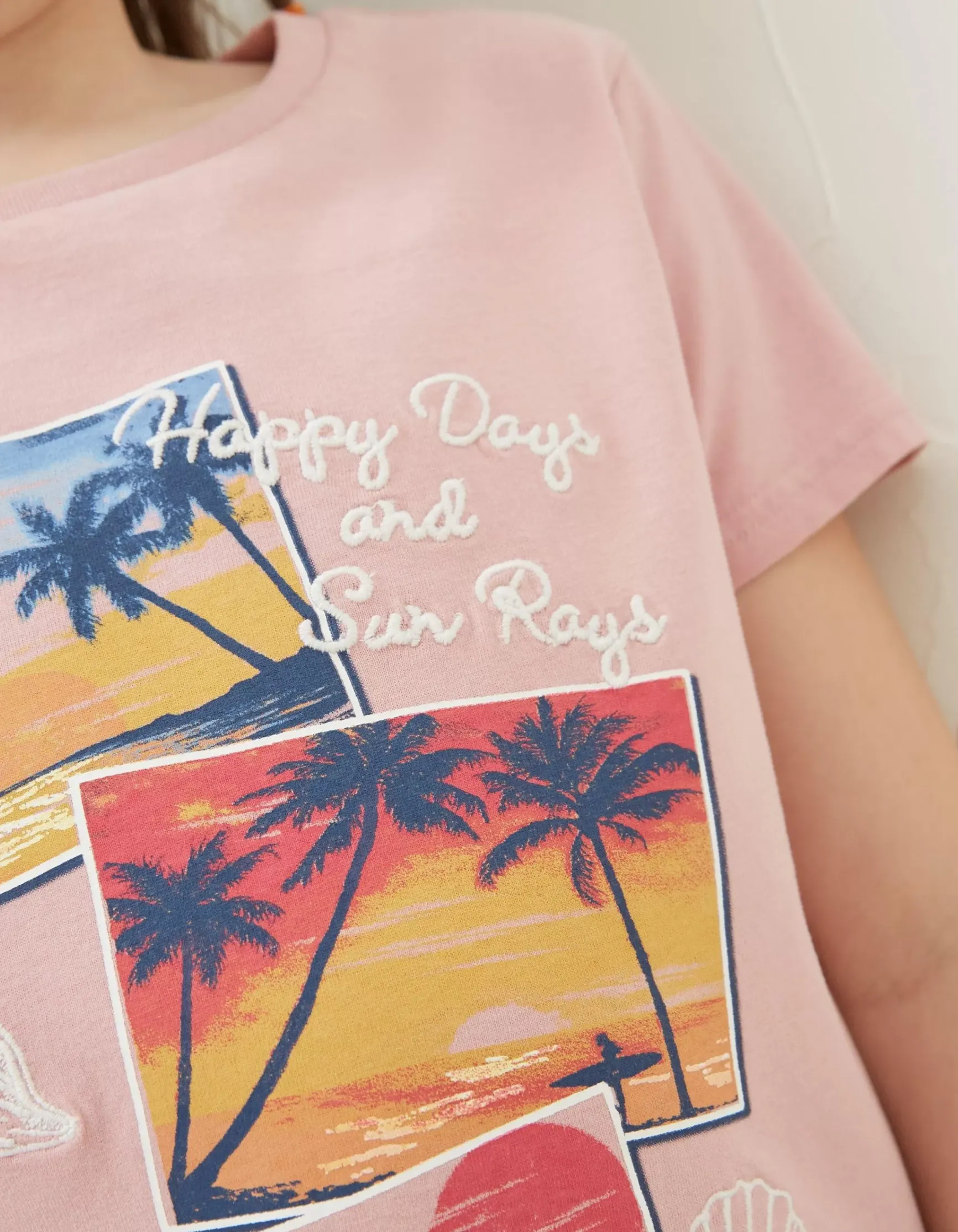 FatFace Happy Days Graphic T-Shirt|Girls View All