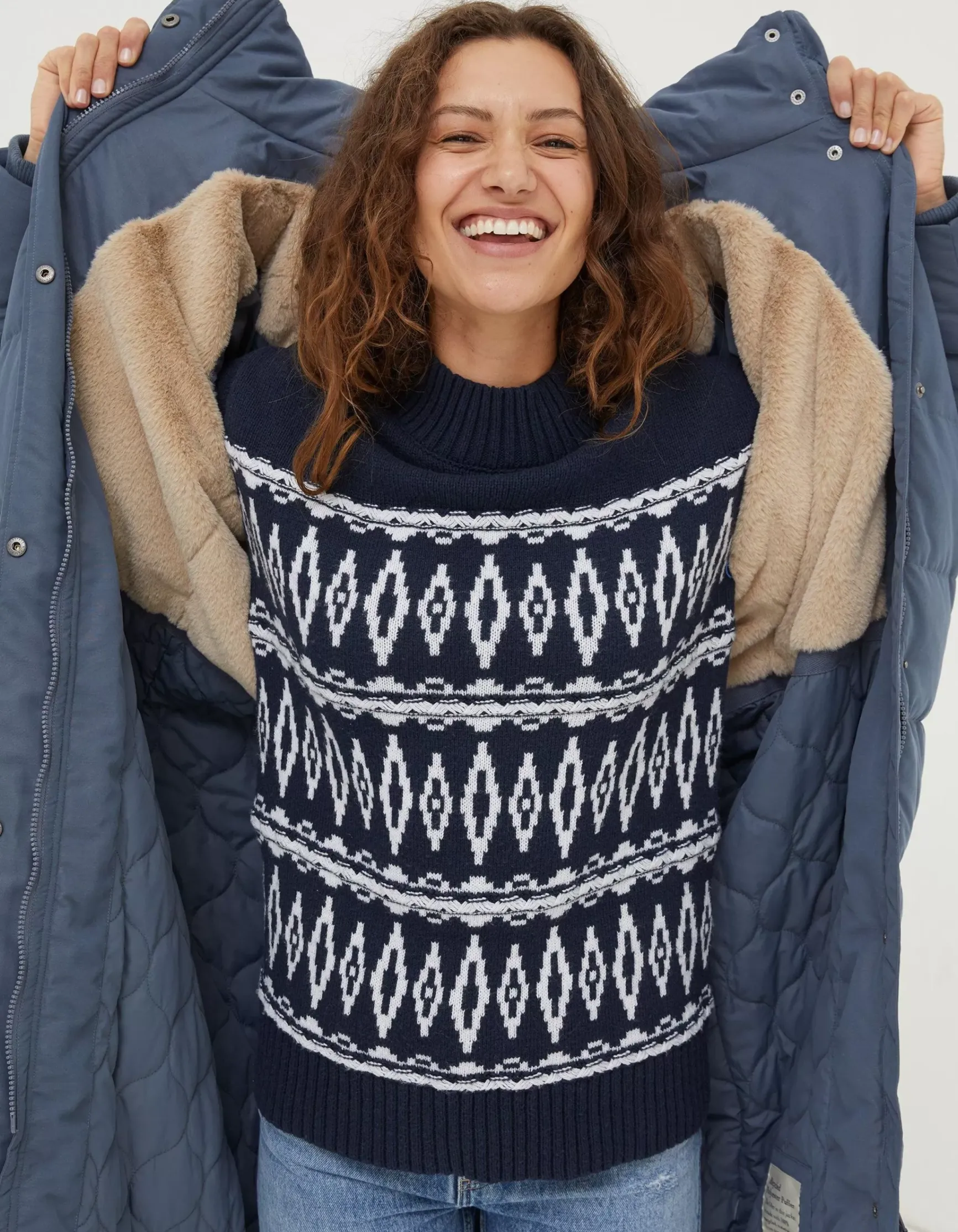 FatFace Harley Long Puffer Coat|Women Coats & Jackets