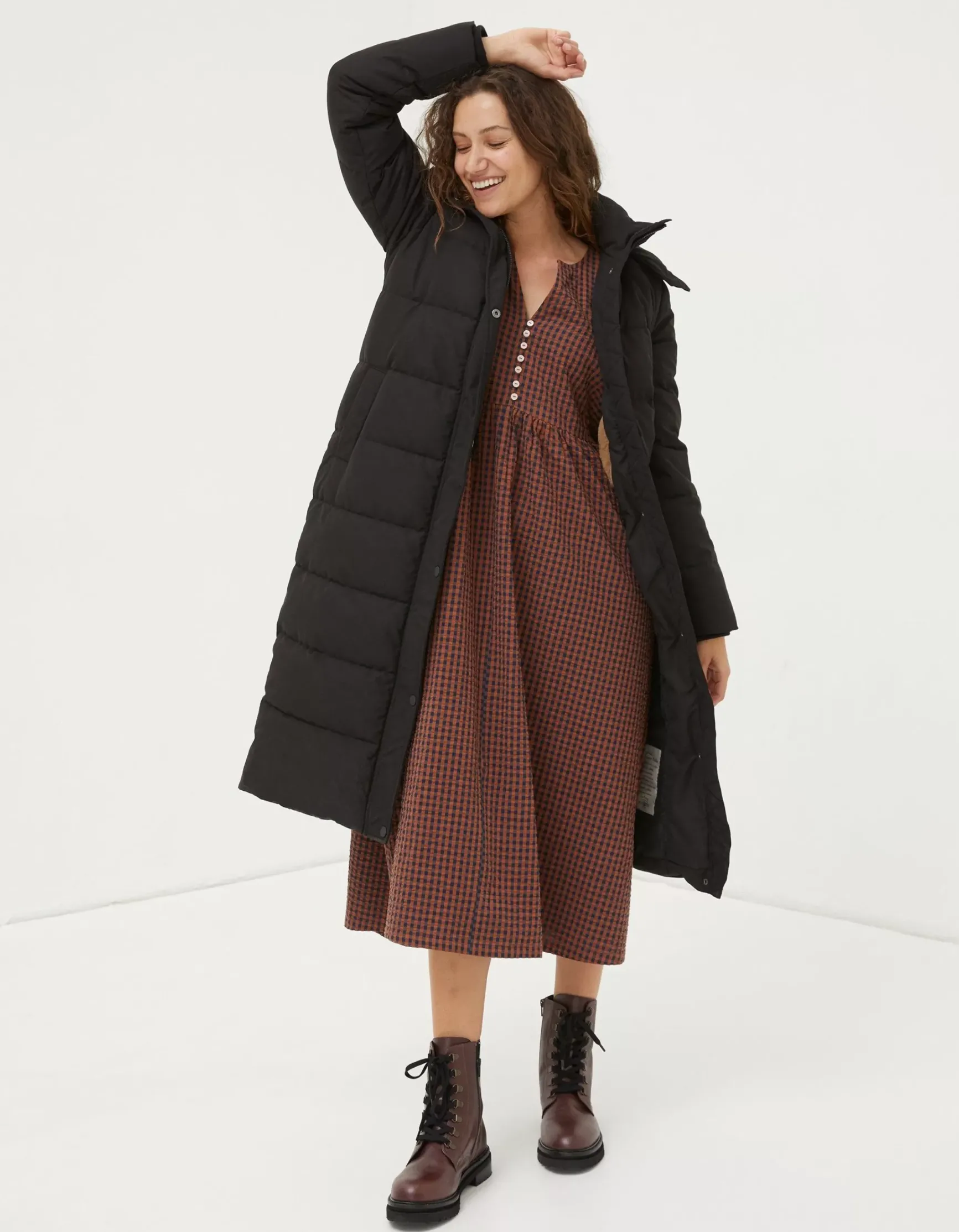FatFace Harley Long Puffer Coat|Women Coats & Jackets