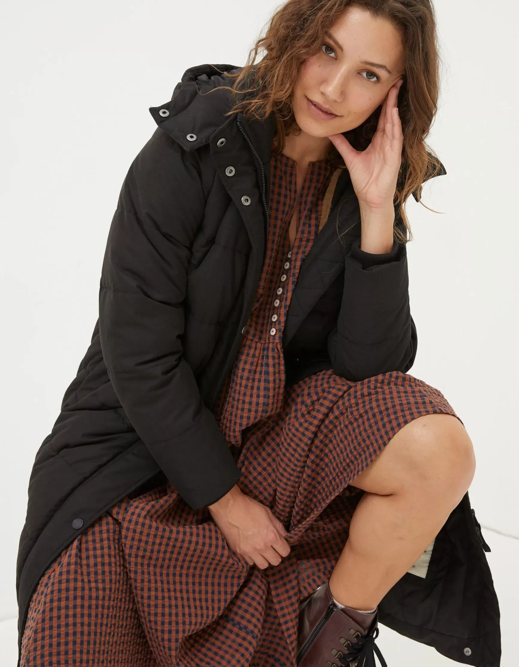 FatFace Harley Long Puffer Coat|Women Coats & Jackets