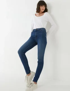 FatFace Harlow High Waist Stretch Skinny Jeans|Women Jeans & Dungarees
