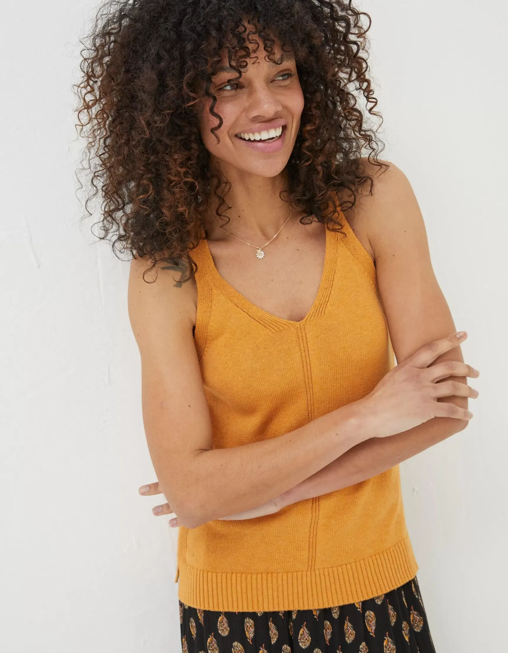 FatFace Harriet Halter Top|Women Knitwear