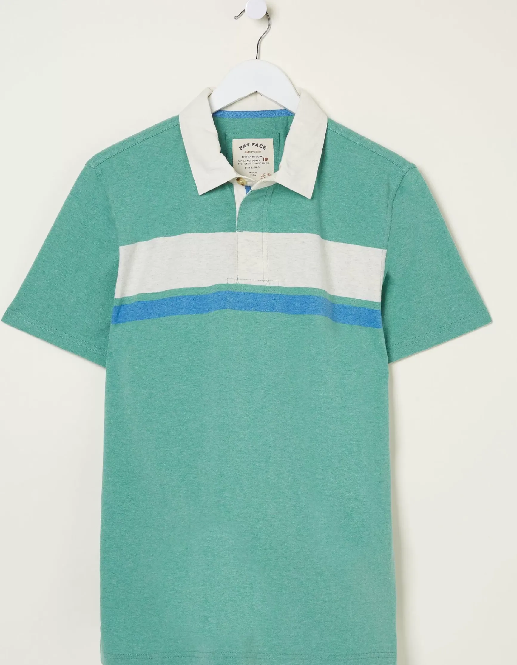 FatFace Hastings Chest Stripe Polo|Men T-Shirts