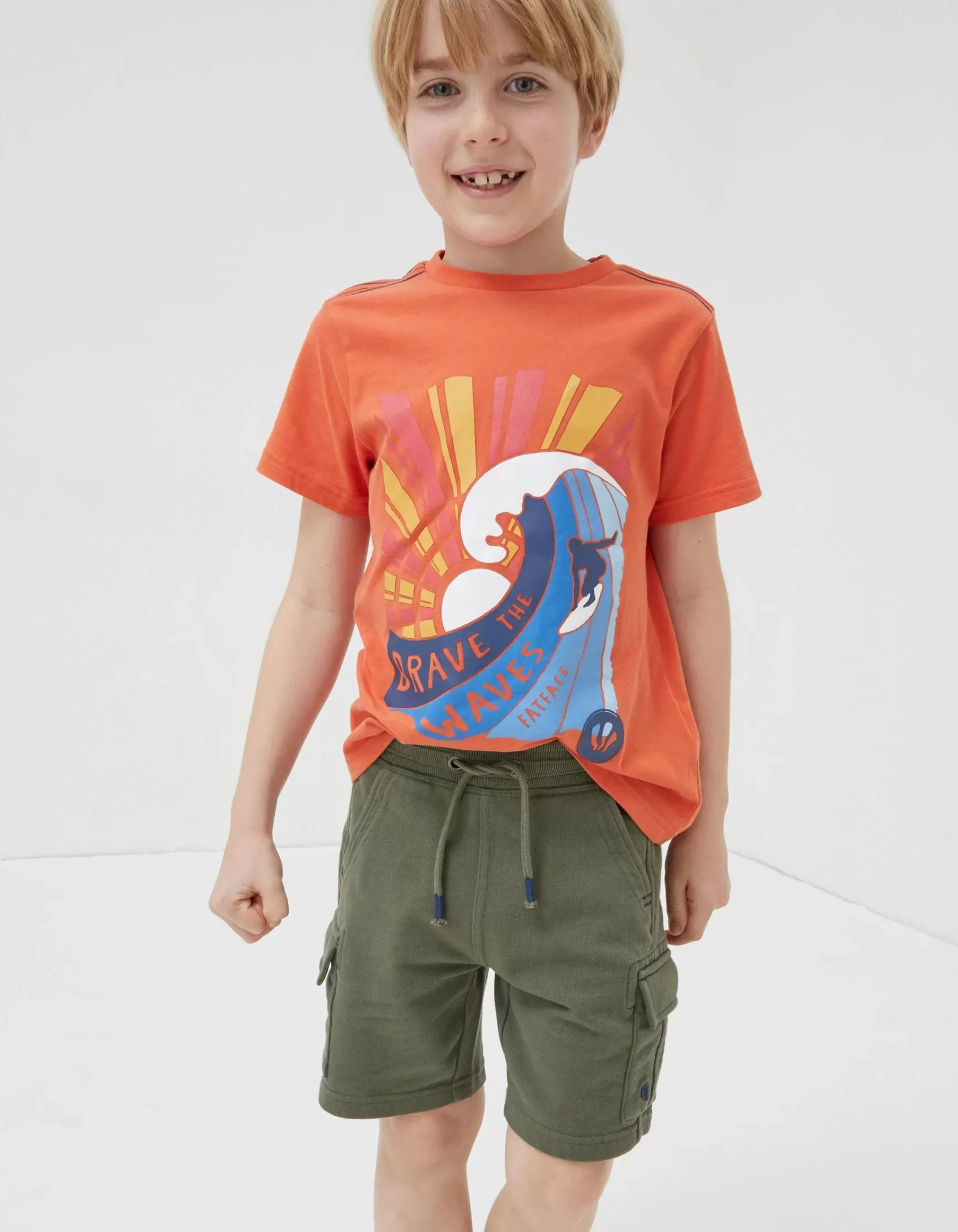 FatFace Hatfield Cargo Sweat Shorts|Boys View All
