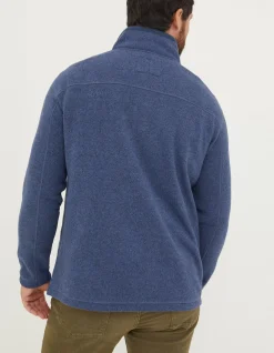 FatFace Haxby Fleece Half Neck Sweatshirt|Men Sweatshirts & Hoodies