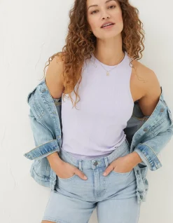 FatFace Haylee Rib Vest|Women Tops & T-Shirts