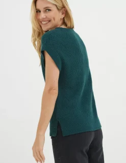FatFace Hayley Cable Tank|Women Knitwear