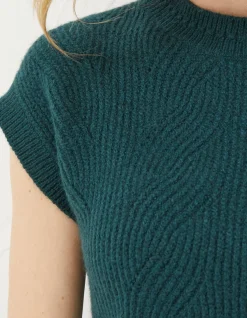 FatFace Hayley Cable Tank|Women Knitwear