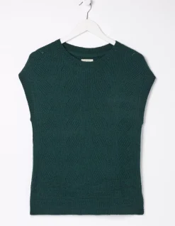 FatFace Hayley Cable Tank|Women Knitwear