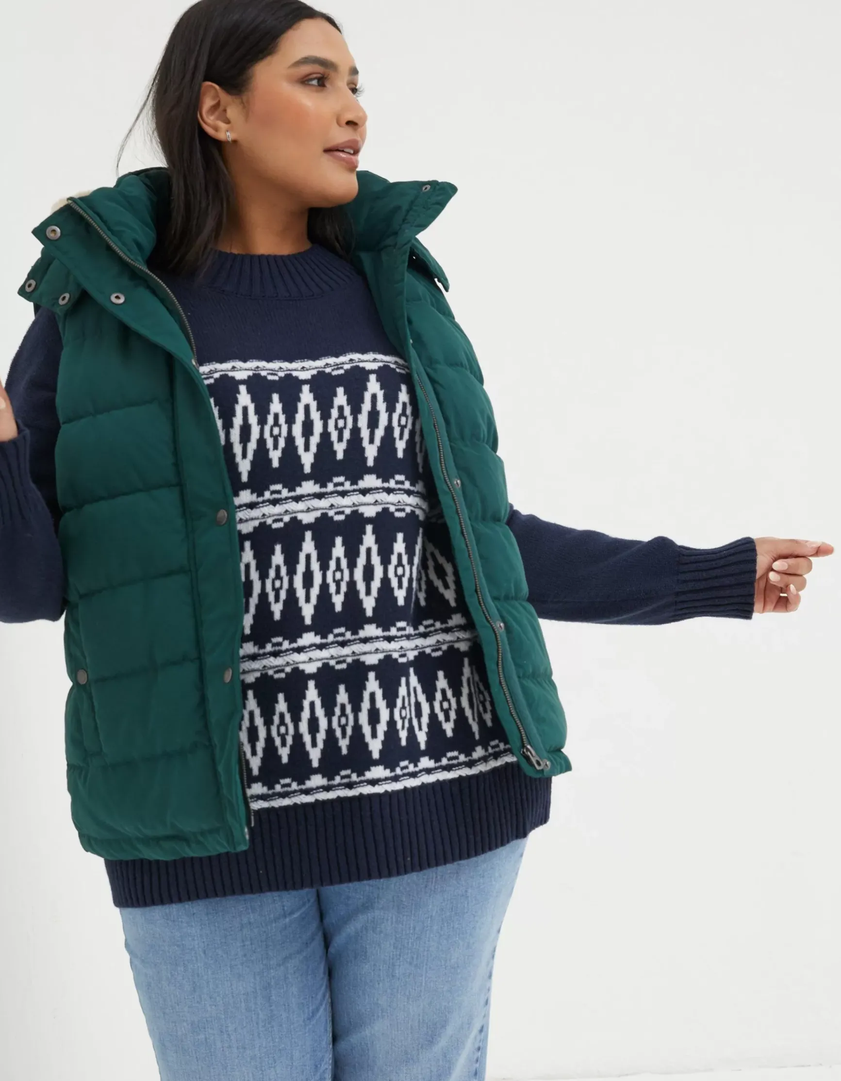 FatFace Hayley Gilet|Women Coats & Jackets