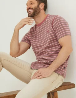 FatFace Haywood Stripe T-Shirt|Men T-Shirts