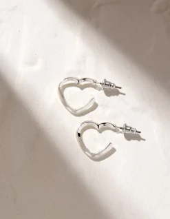 FatFace Heart Hoops|Women View All