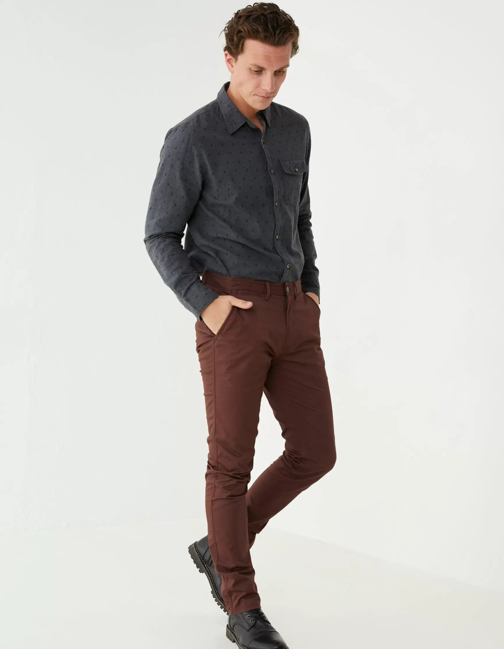 FatFace Heyshott Slim Stretch Chino|Men Trousers & Chinos