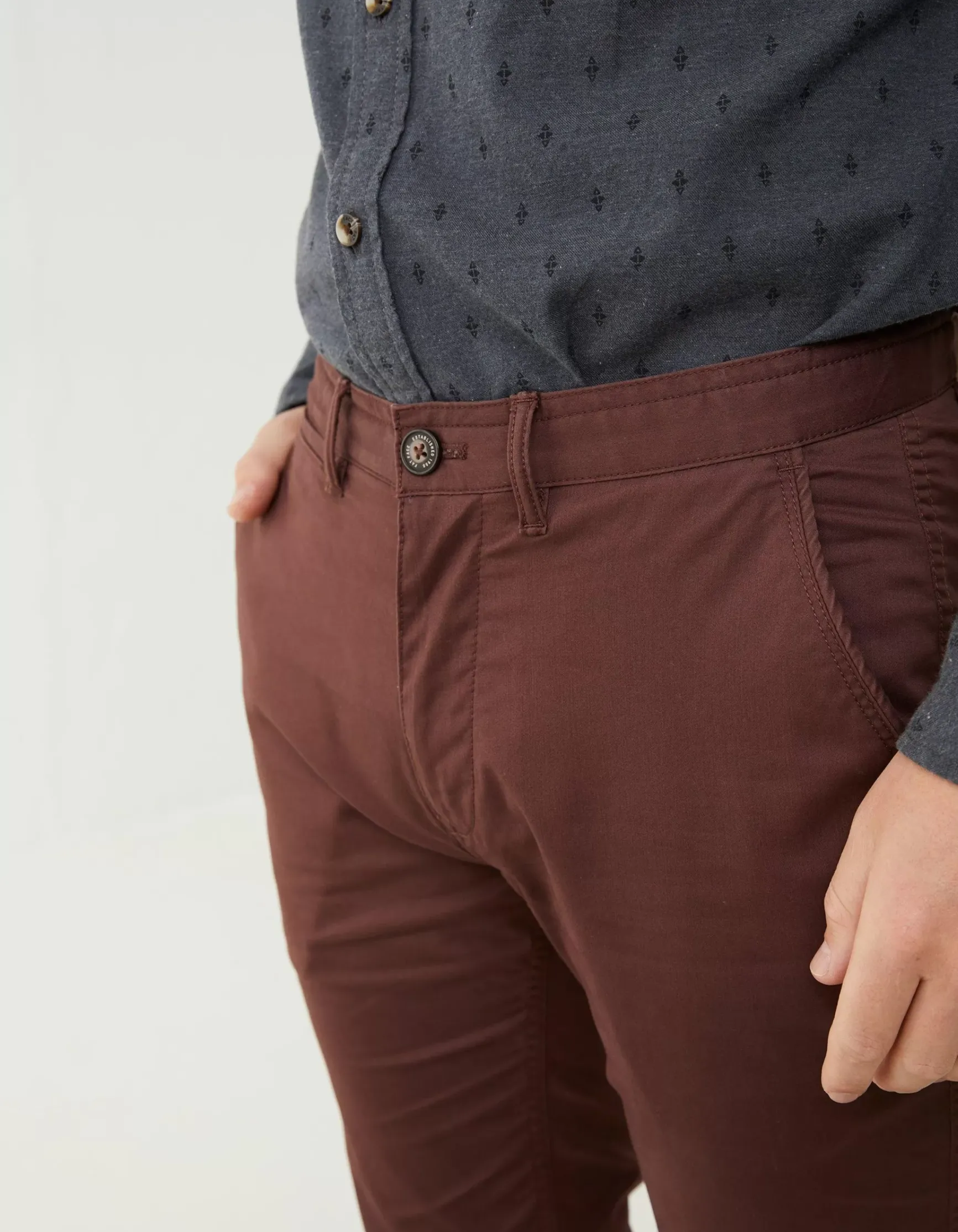 FatFace Heyshott Slim Stretch Chino|Men Trousers & Chinos