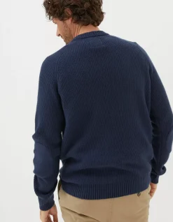 FatFace Hinton Crew Neck Jumper|Men Knitwear