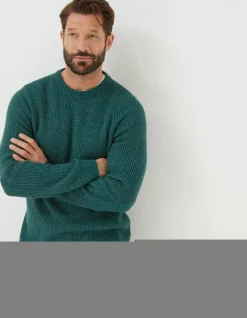 FatFace Hinton Crew Neck Jumper|Men Knitwear