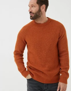 FatFace Hinton Crew Neck Jumper|Men Knitwear