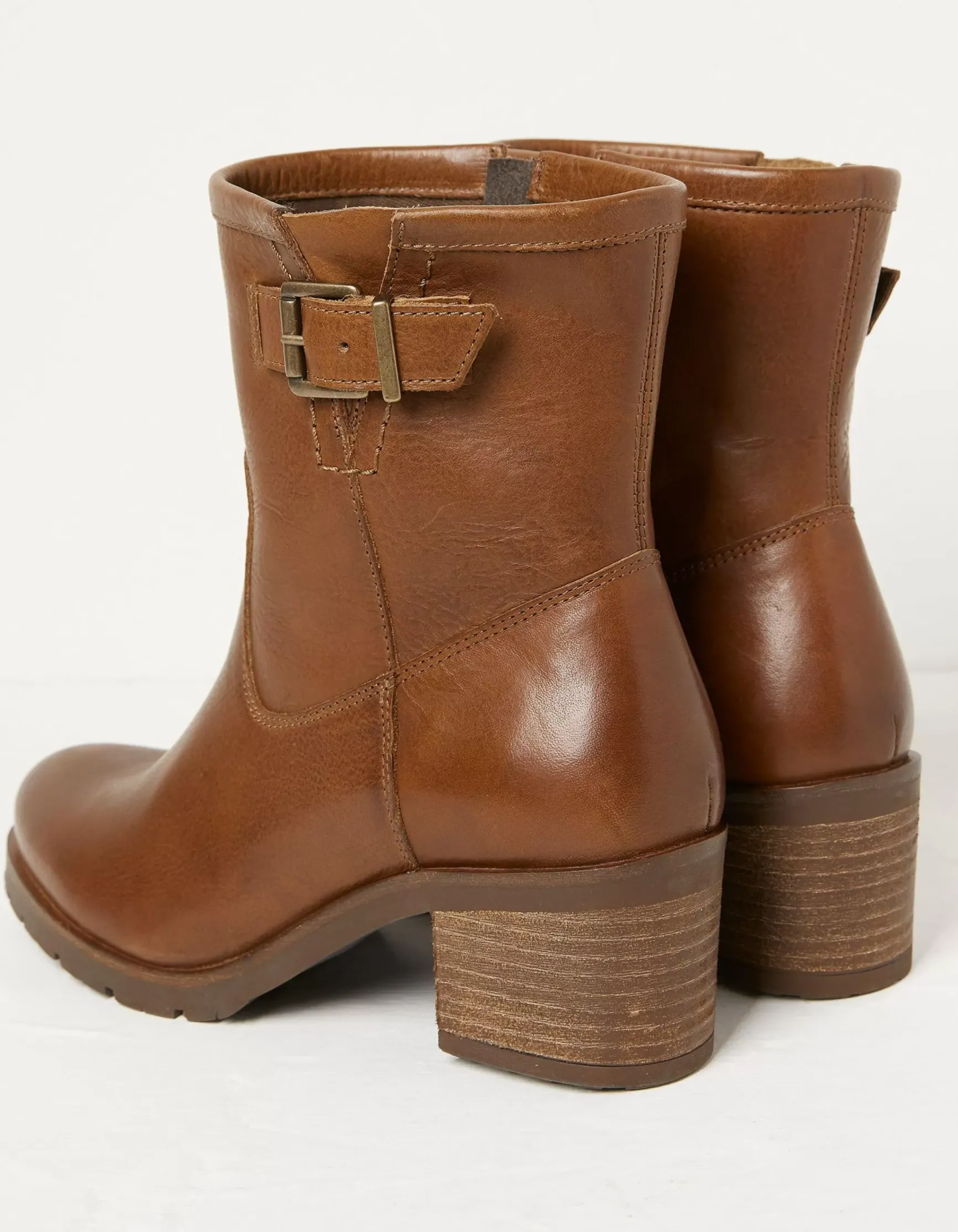 FatFace Hollie Mid Heel Leather Boots|Women View All