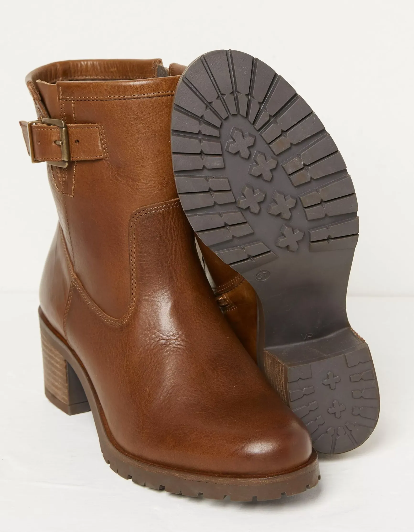 FatFace Hollie Mid Heel Leather Boots|Women View All
