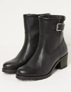 FatFace Hollie Mid Heel Leather Boots|Women View All