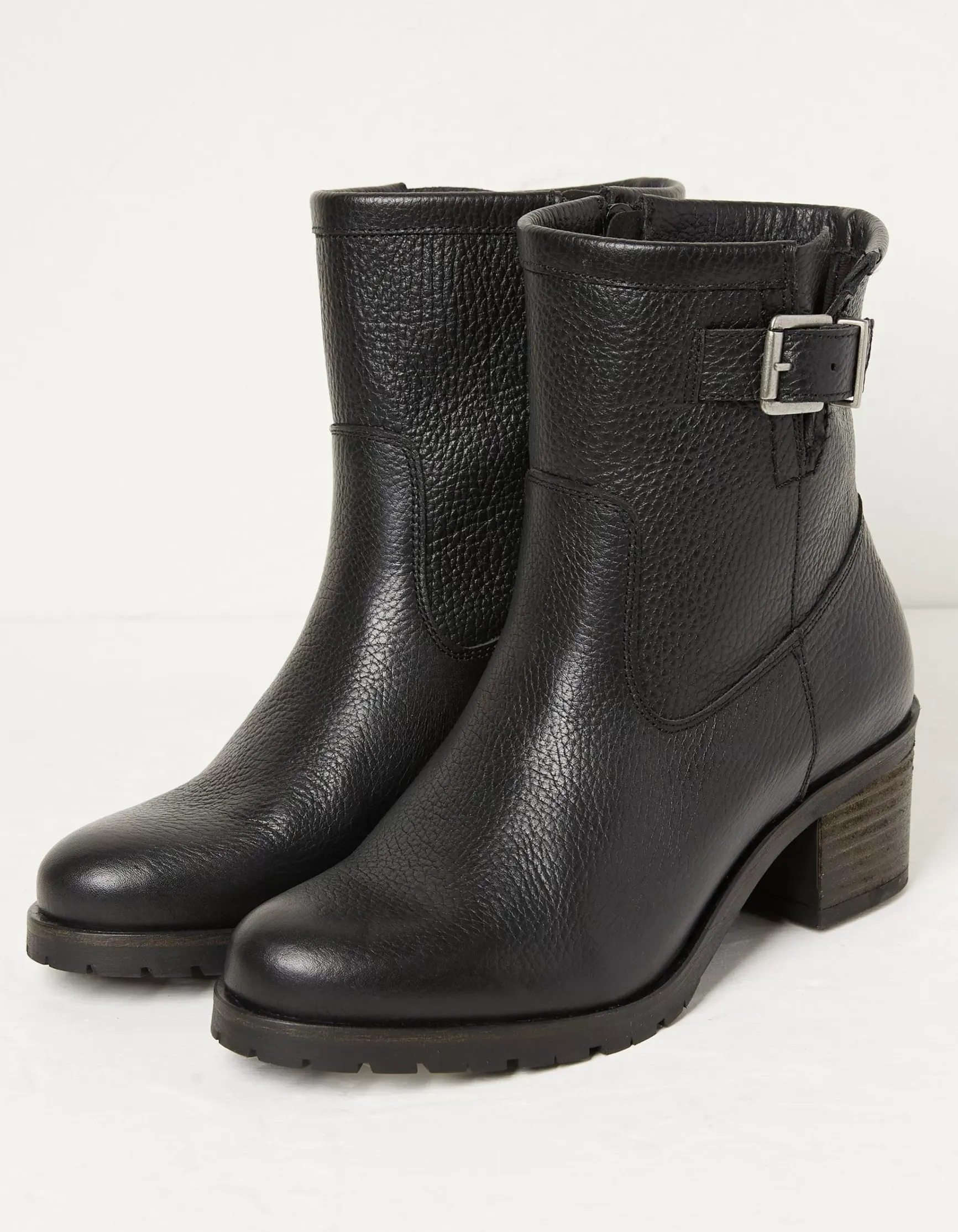FatFace Hollie Mid Heel Leather Boots|Women View All