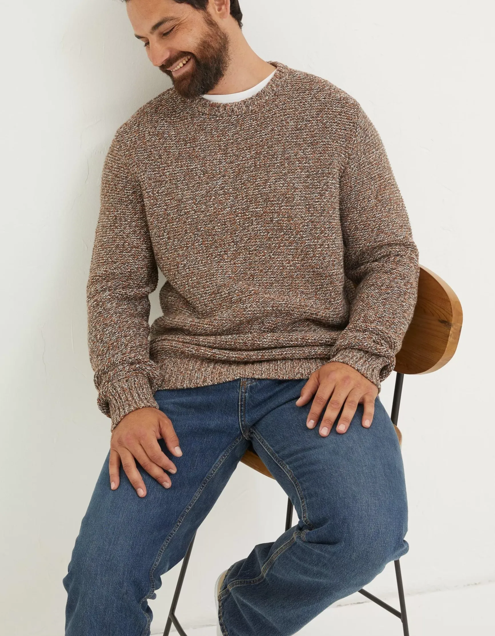 FatFace Hove Crew Jumper|Men Knitwear