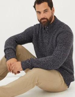 FatFace Hove Half Neck Jumper|Men View All