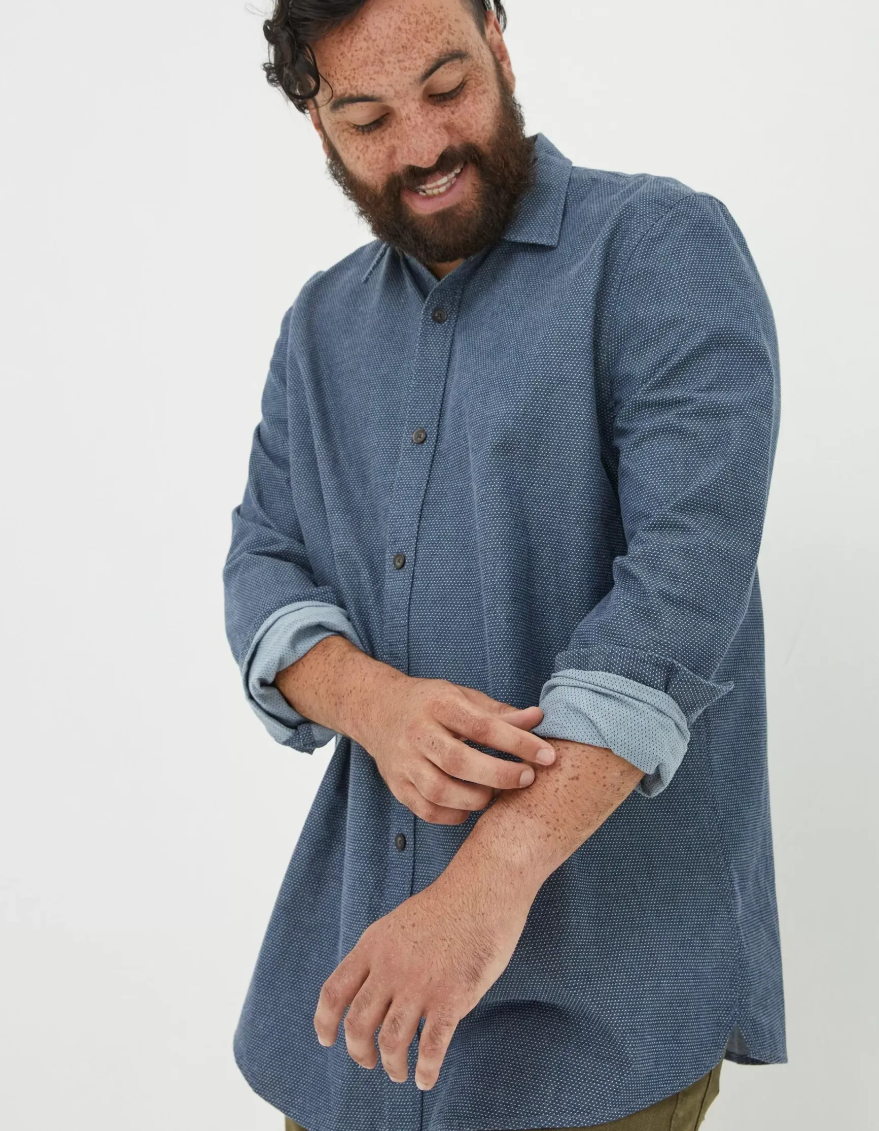 FatFace Hythe Dobby Shirt|Men View All